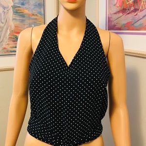 Occasion Lure by Vera Mont halter cropped top